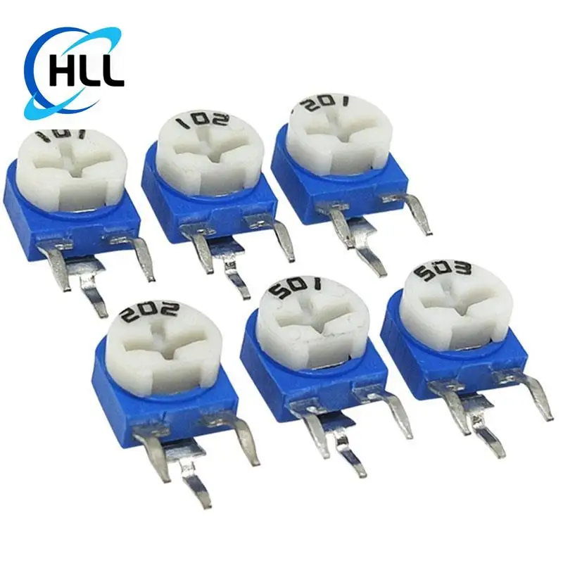 RM063 Потенциометр С Проволочной Обмоткой Регулируемый Резистор 1K-1M Различные