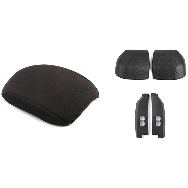 

Car Seat Armrest Center Console Box Cover with Car Rear Light Frame & Rearview Mirror Cover Trim Guard Anti Scratch