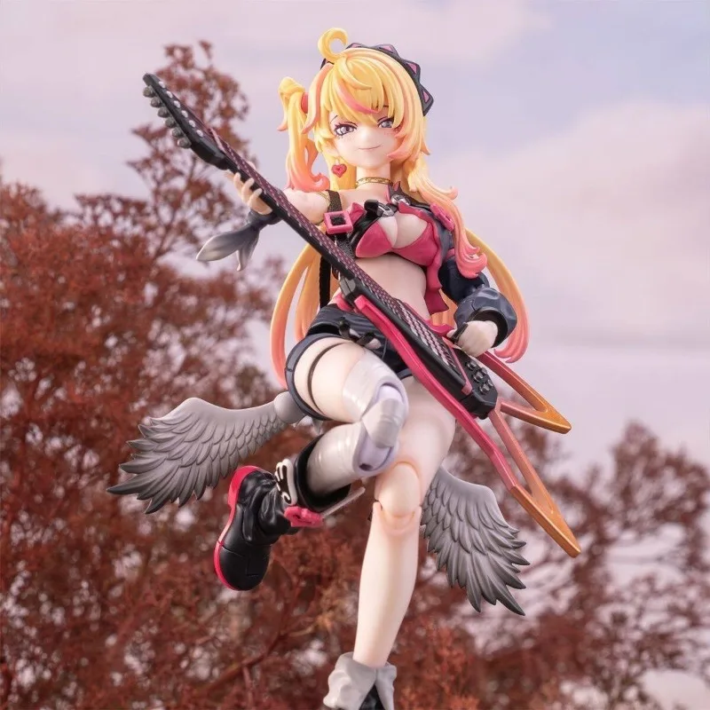 Фото Игрушки TYCTOYS: Волшебная звуковая фигурка-ангел Xingchuan Maomao 1/12 с изменяемыми волосами (желтые, зеленые, красные, черные) / Подвижные фигурки №4