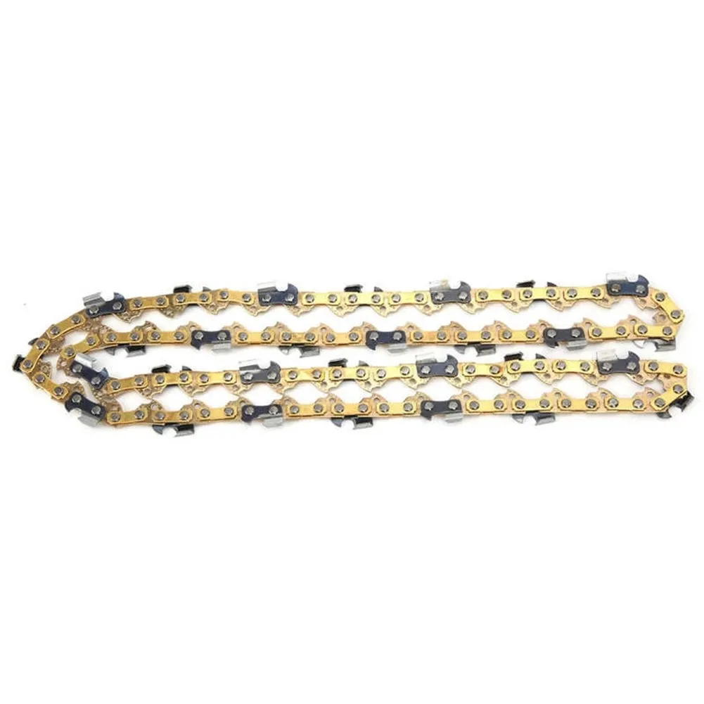 

16 Inch 59 Links Gold Electric Saw Chain Blade Carbide Replacement Chainsaw Parts Garden Power Tool Accessories