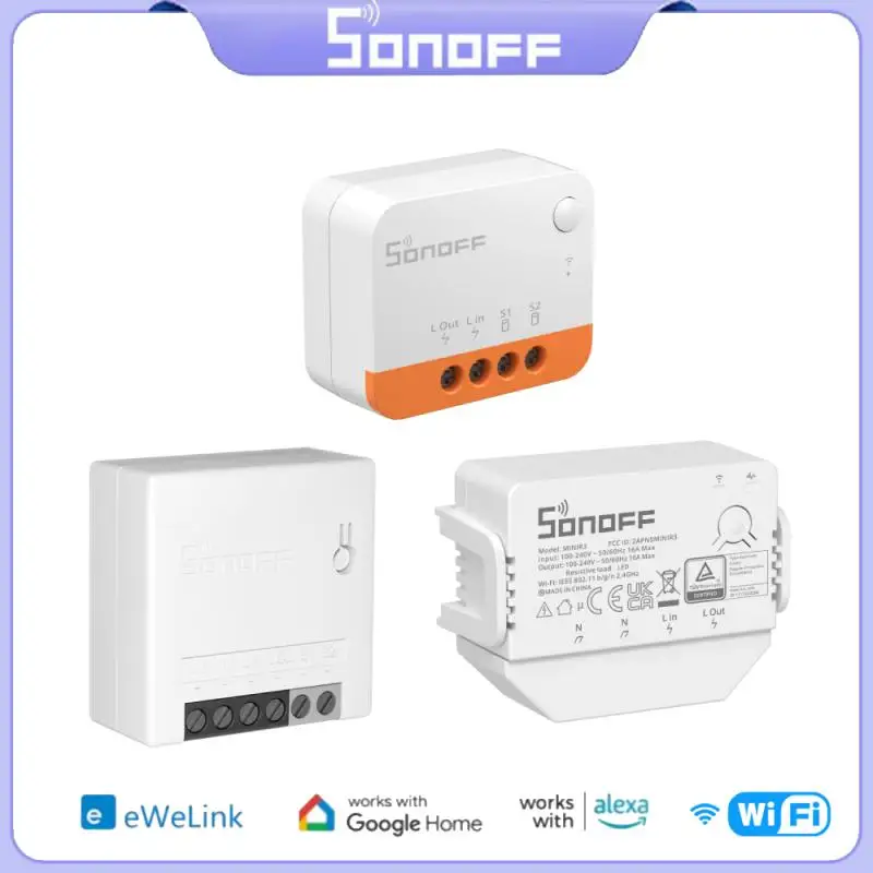 

SONOFF Zigbee / WiFi Switch MINI R2 / MINI R3 / ZBMINI / ZBMINI-L2 Voice Control MINI Switch Via Alexa Google Home eWelink