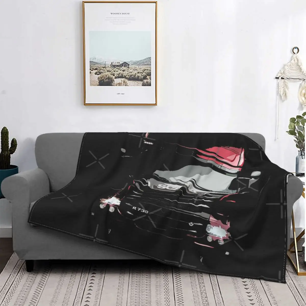 

Scania-colcha de camionero a cuadros para cama, coberde cama, manta de muselina, colcha, 220x240