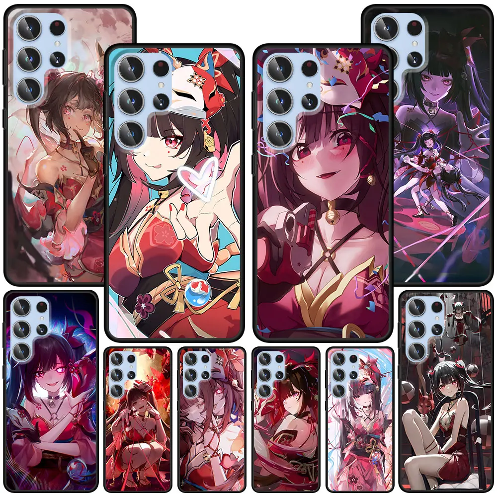 Блестящий чехол Star Rail для Samsung Galaxy S23 S21 S20 FE S24 S22 Ultra S10 S10e S9 Plus мягкий черный