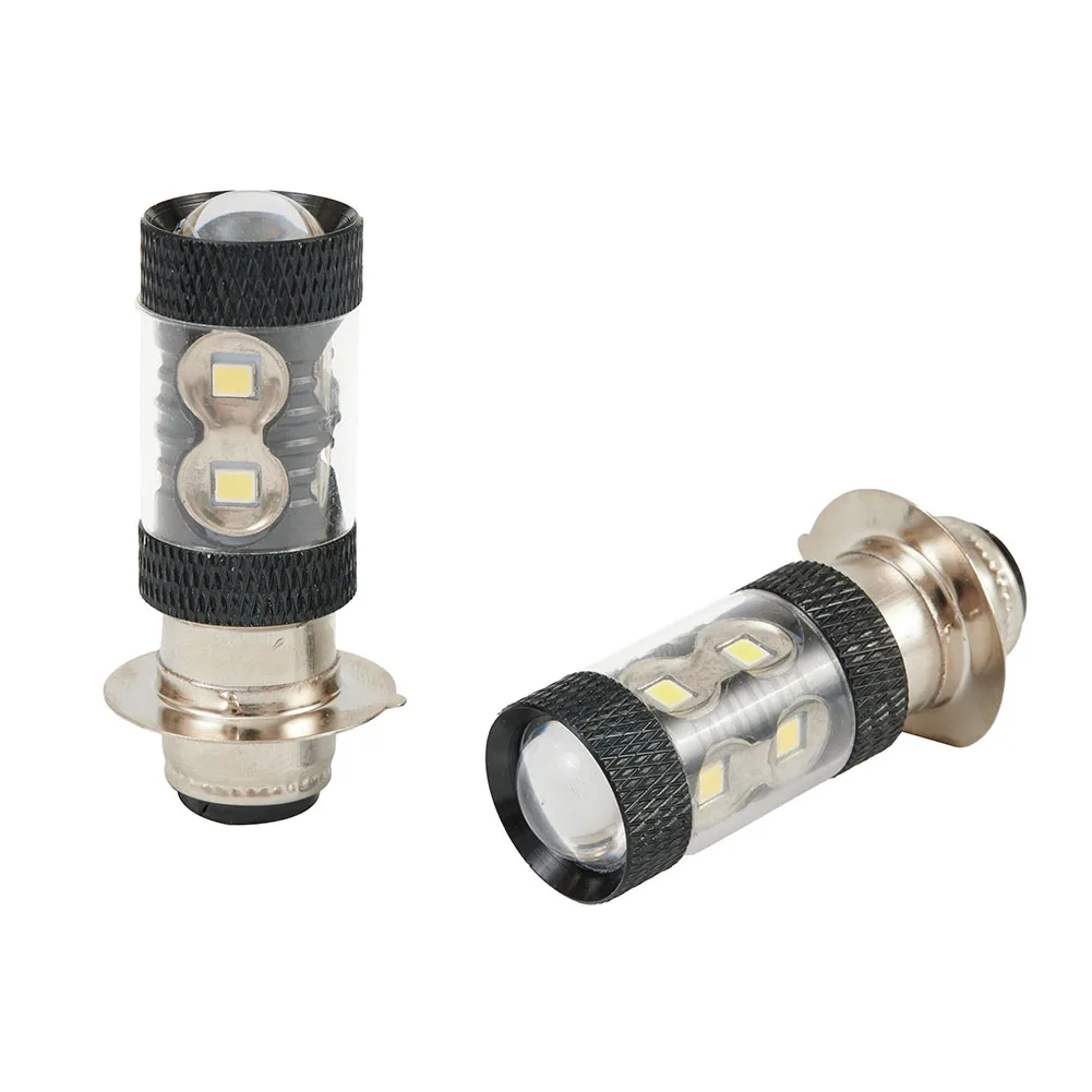 

2pcs Motorcycle LED Headlight 6000K White H6M Light Replacement Accessories For YFZ450R Rhino 700 Raptor YFM660