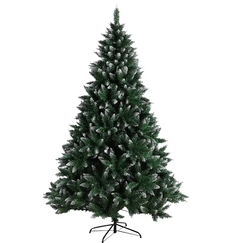 

High Grade Artificial Christmas Tree Plastic Christmas Tree With Snow Hotel Mall Store Home Decoration New Year Decor 2023