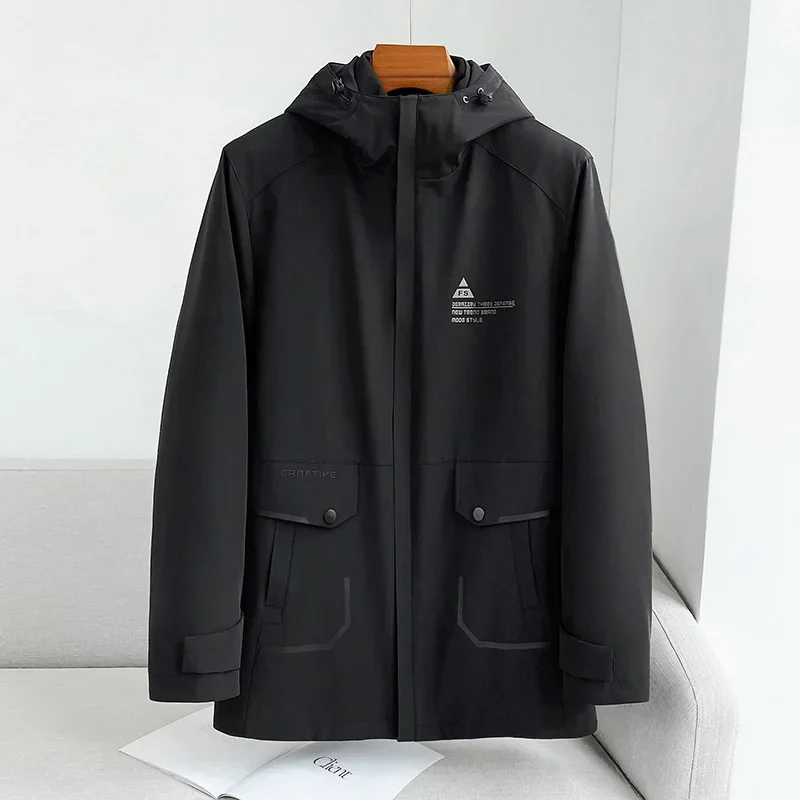 Новинка 2024 мужская куртка из лисьего меха со съемной внутренней подкладкой в