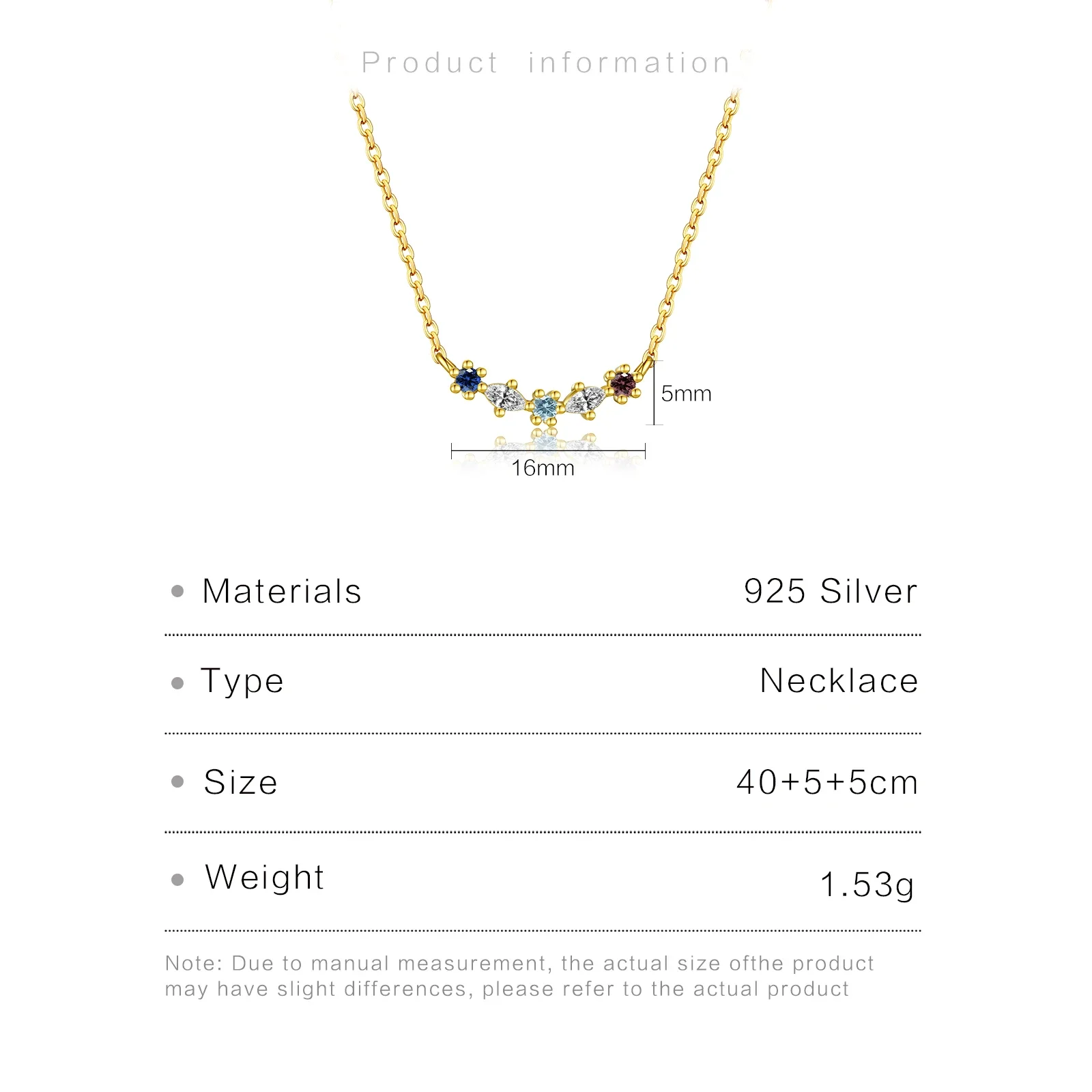 KIKICHICC стерлингового серебра 925 пробы цветной кулон с драгоценными камнями