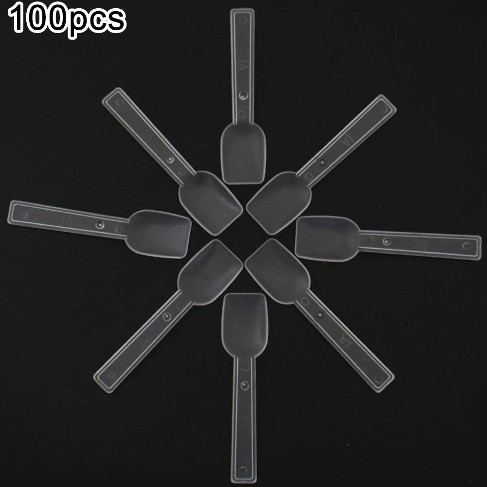 

100pcs Mini Clear Plastic Spoons Disposable Flatware Spoons For Jelly Ice Cream Dessert Appetizer Birthday Party Tableware