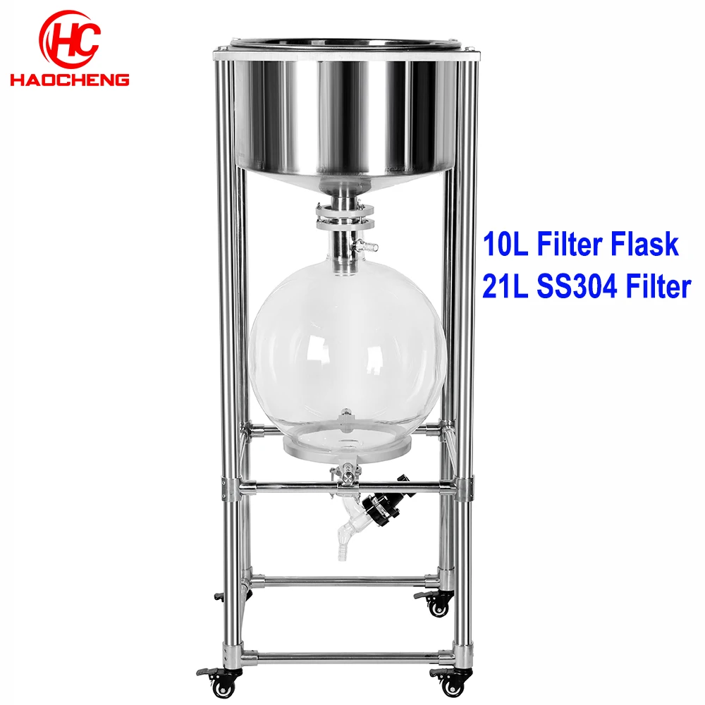 

Free shipping Nutsch Filter/ Vacuum Filtration Apparatus for Laboratory Stainless Steel Cheap Price 10L Vacuum Filter