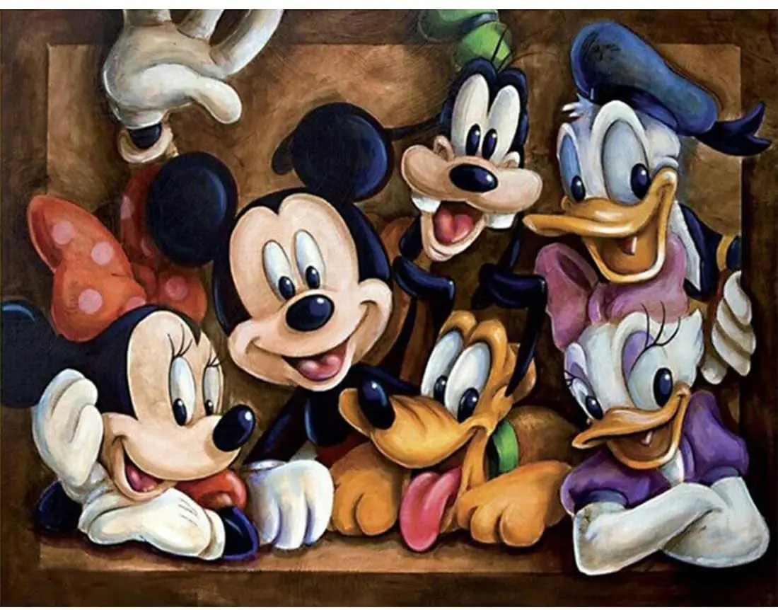 

Набор для алмазной вышивки «Микки Маус и Дональд Дак»