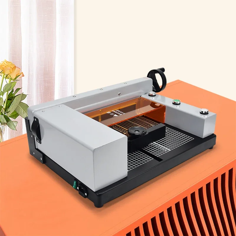 Фото Для Automatische Desktop Elektrische A4 Papier Schneiden Office Home Гильотинный триммер Bieten Foto Buch Cut №5