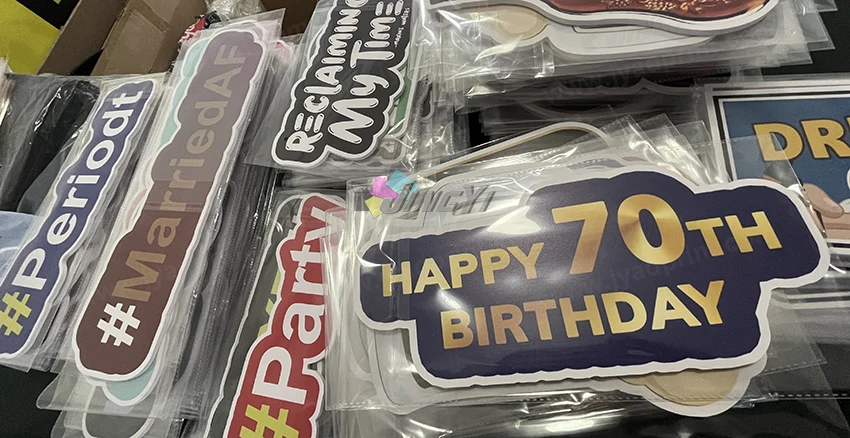 Бесплатная экспресс-доставка 25 шт./лот с Новым годом 2023 реквизит для фотобудки