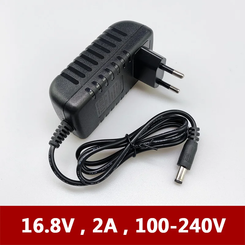 

Fast Chargers 16.8V 2A 18650 Lithium Battery Pack Charger 16.8 V Volts 4S Li-ion Battery Power Supply Charge Adapter L-ion 2Amps