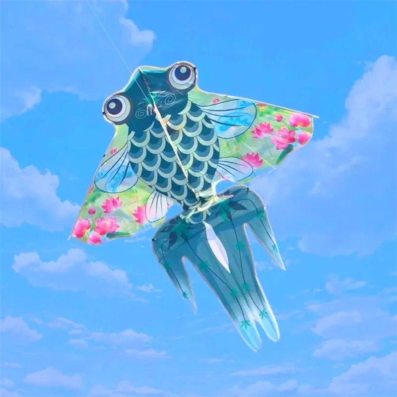 Золотая рыбка воздушные змеи игрушки для детей веревочные радужные высокие