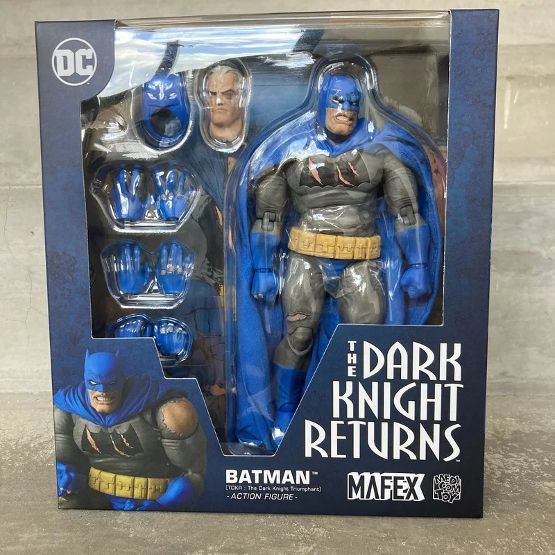 Оригинальные комиксы Mafex Batman The Dark Knight Returns синяя версия коллекционные фигурки