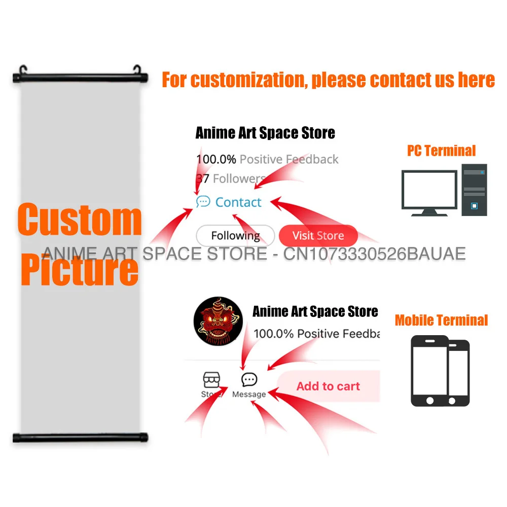 Наруто висит картина Саске Учиха печать на холсте аниме постер мультфильм