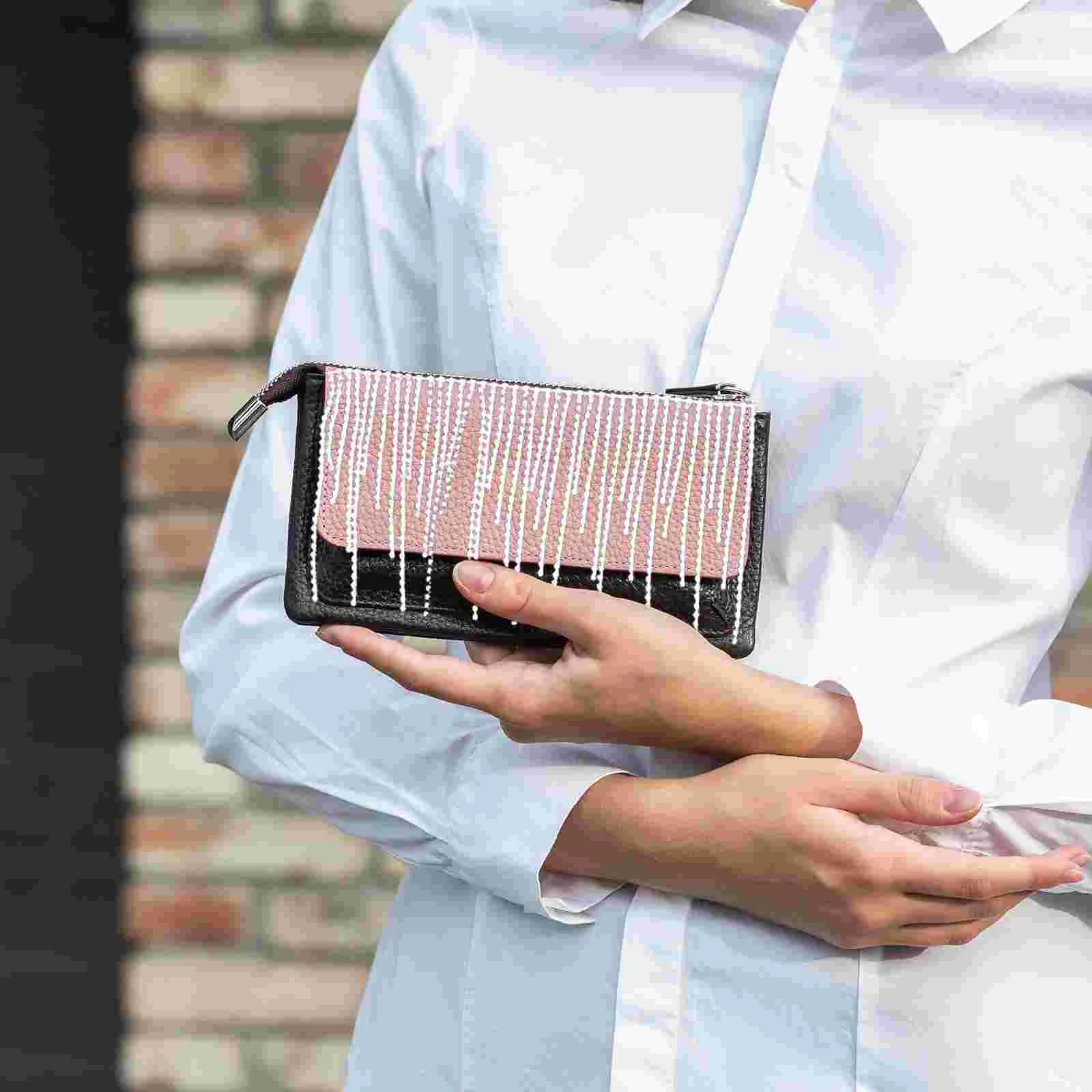 

Rhinestone Trim Ornament Glitter Rhinestone Chain DIY Material Rhinestone Tassel for Clothes Bags