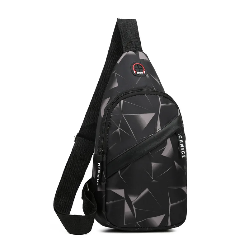 

Men's Chest Bag Couple Tide Bag Outdoor Leisure Bag Diagonal Shoulder Bag Sports Chest Bag Large Capacity Single Bag