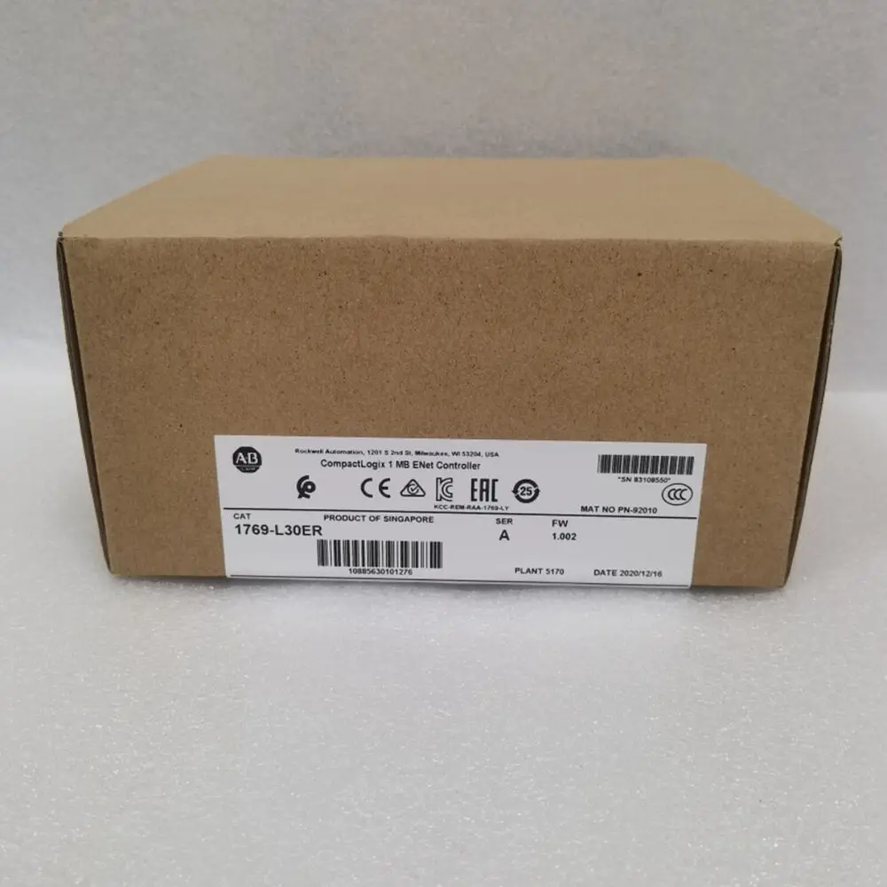 

Новый контроллер ENet AB 1769-L30ER Allen-Bradley Compact logix 1 MB