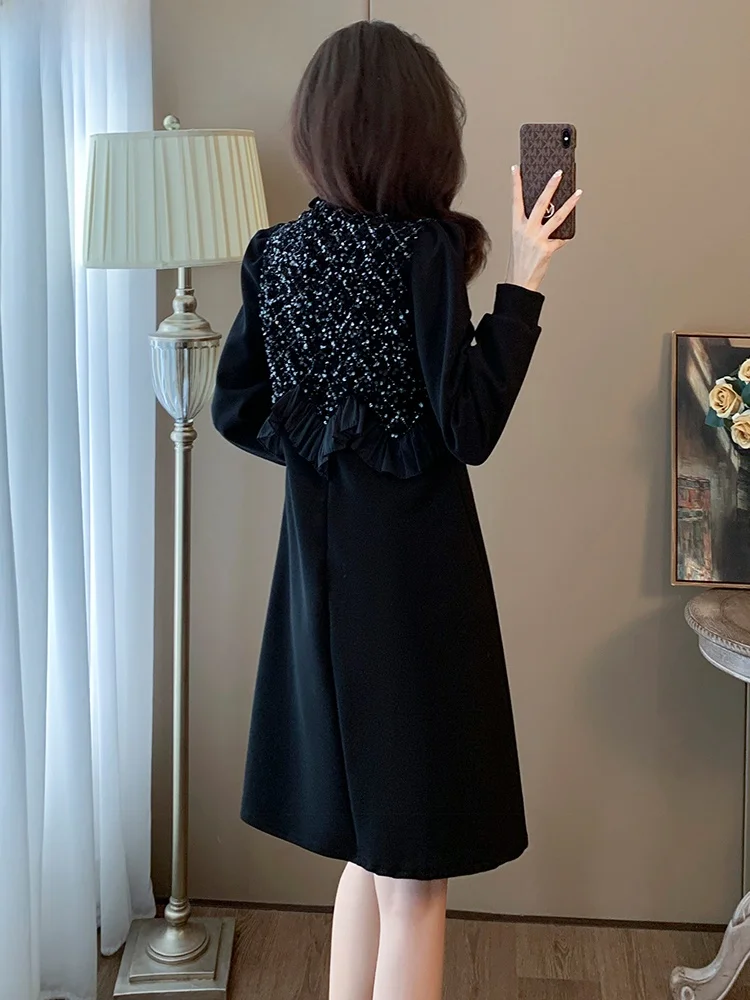 La Chabell маленькое платье для похудения женское новинка весны и осени 2024