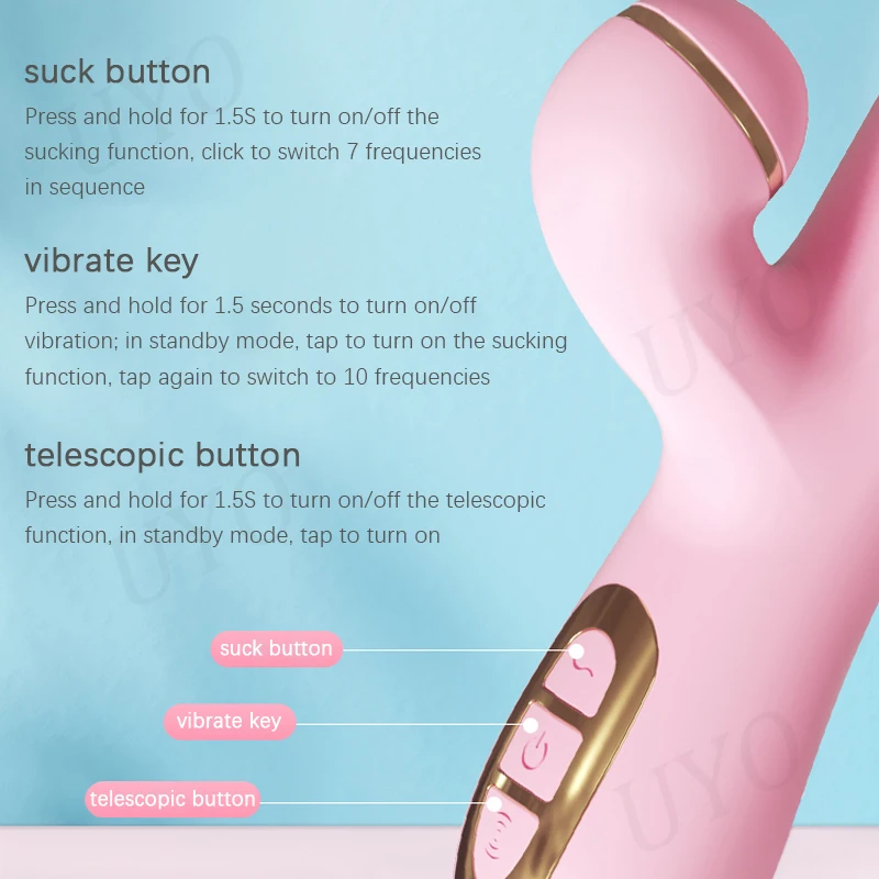 Женский Выдвижной вибратор для сосания точки G вагинальная стимуляция клитор