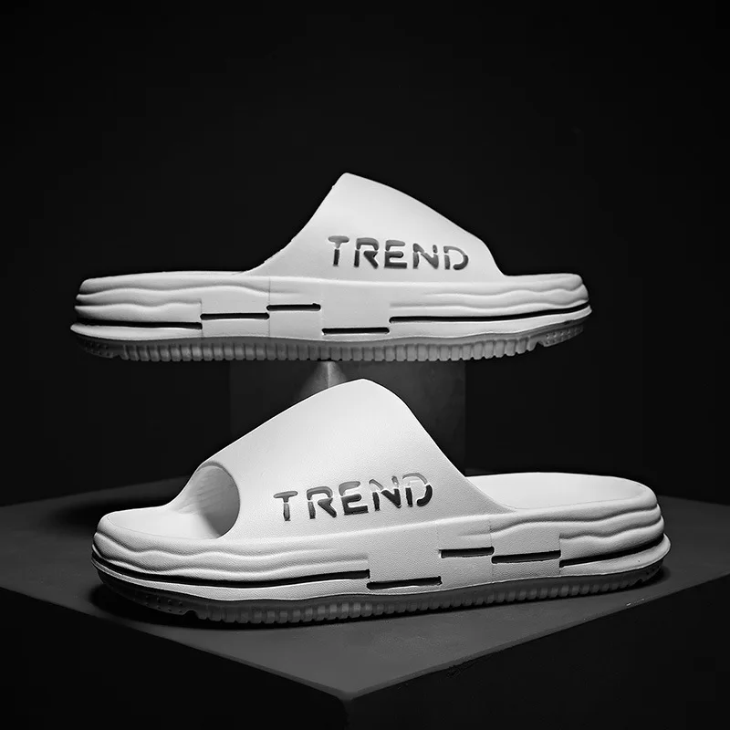 Летние мужские тапочки Eva с мягкой подошвой домашние шлепанцы сандалии на