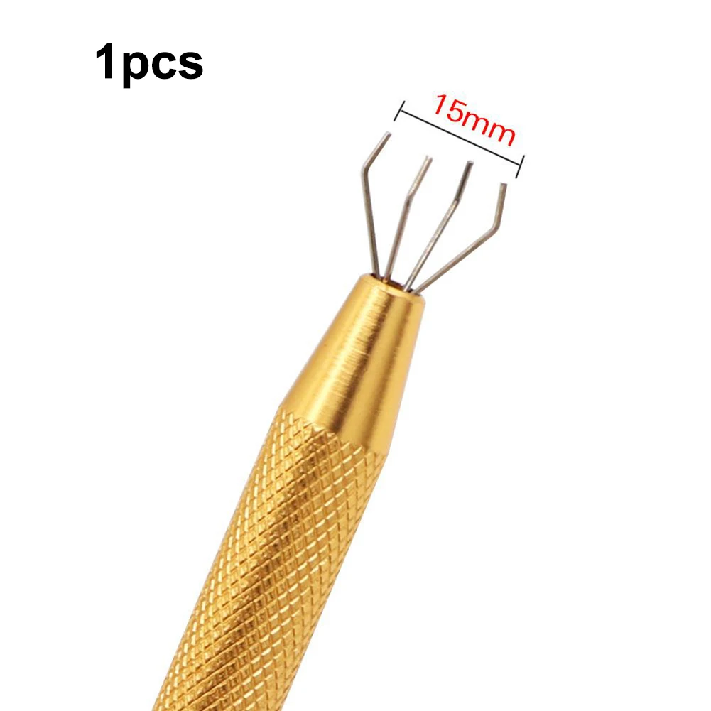 

IC Chip Extractor Electronic Components Parts Gripper Gripper Gold Stainless Steel Tweezers Picking Hand Tool 15mm Chip Grabber