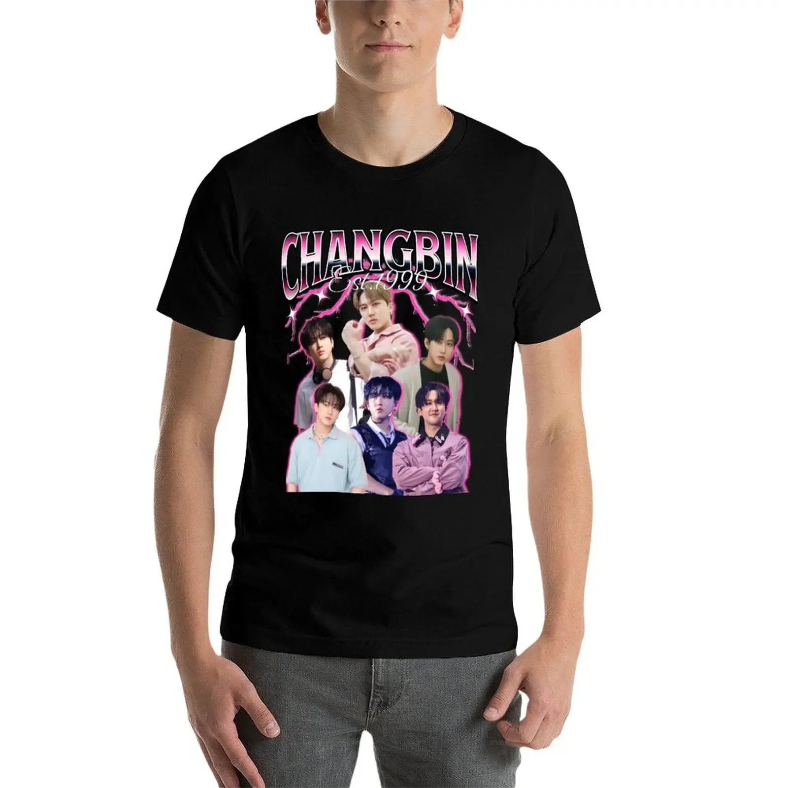 Футболка Changbin 90-х годов спортивная одежда для фанатов летняя большого размера