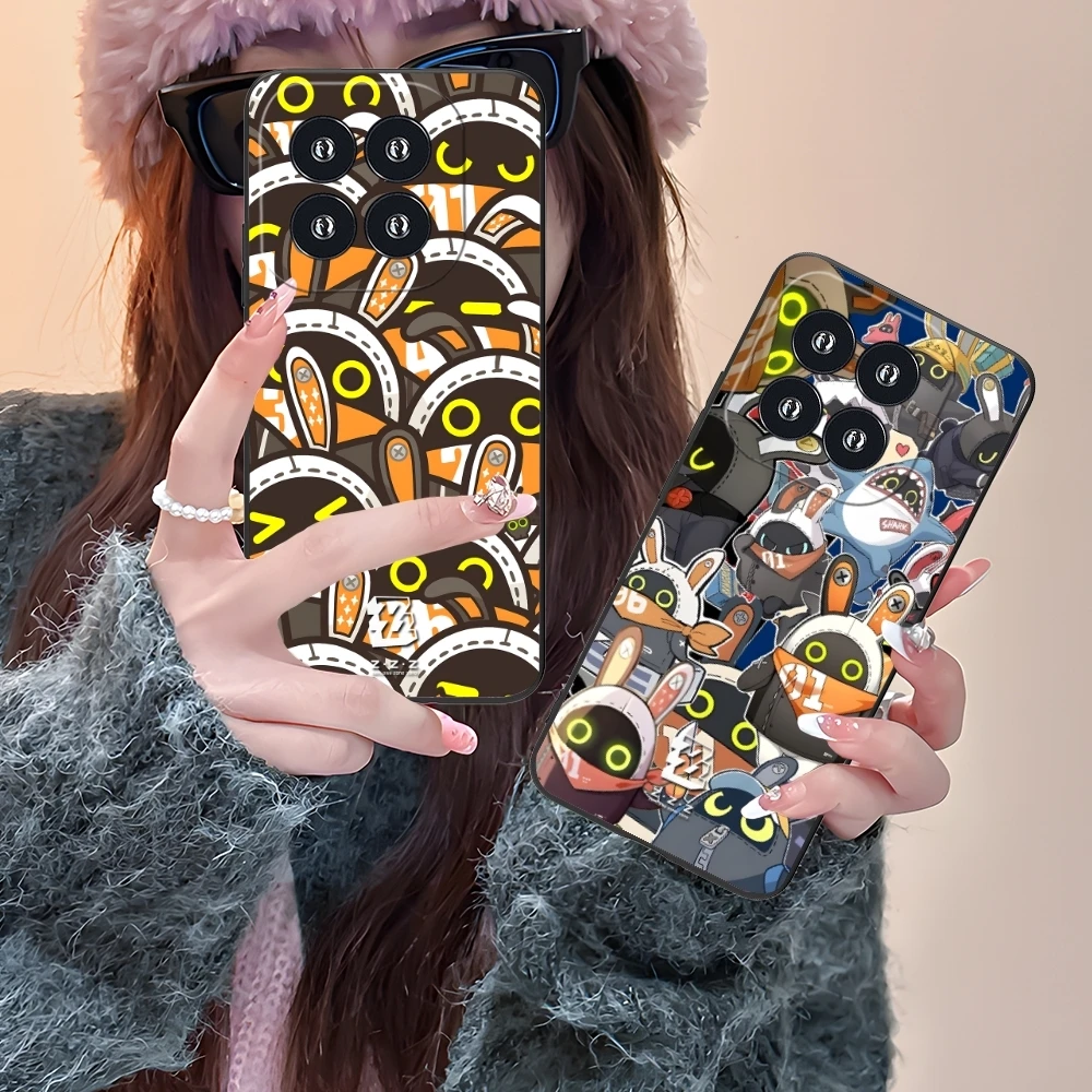 Zenless Zone Zero Bangboo Mobile Phone Case for Xiaomi 14 13 12 11 10 9 T Ultra Lite Pro S SE X 5G Black Soft Cover Shell