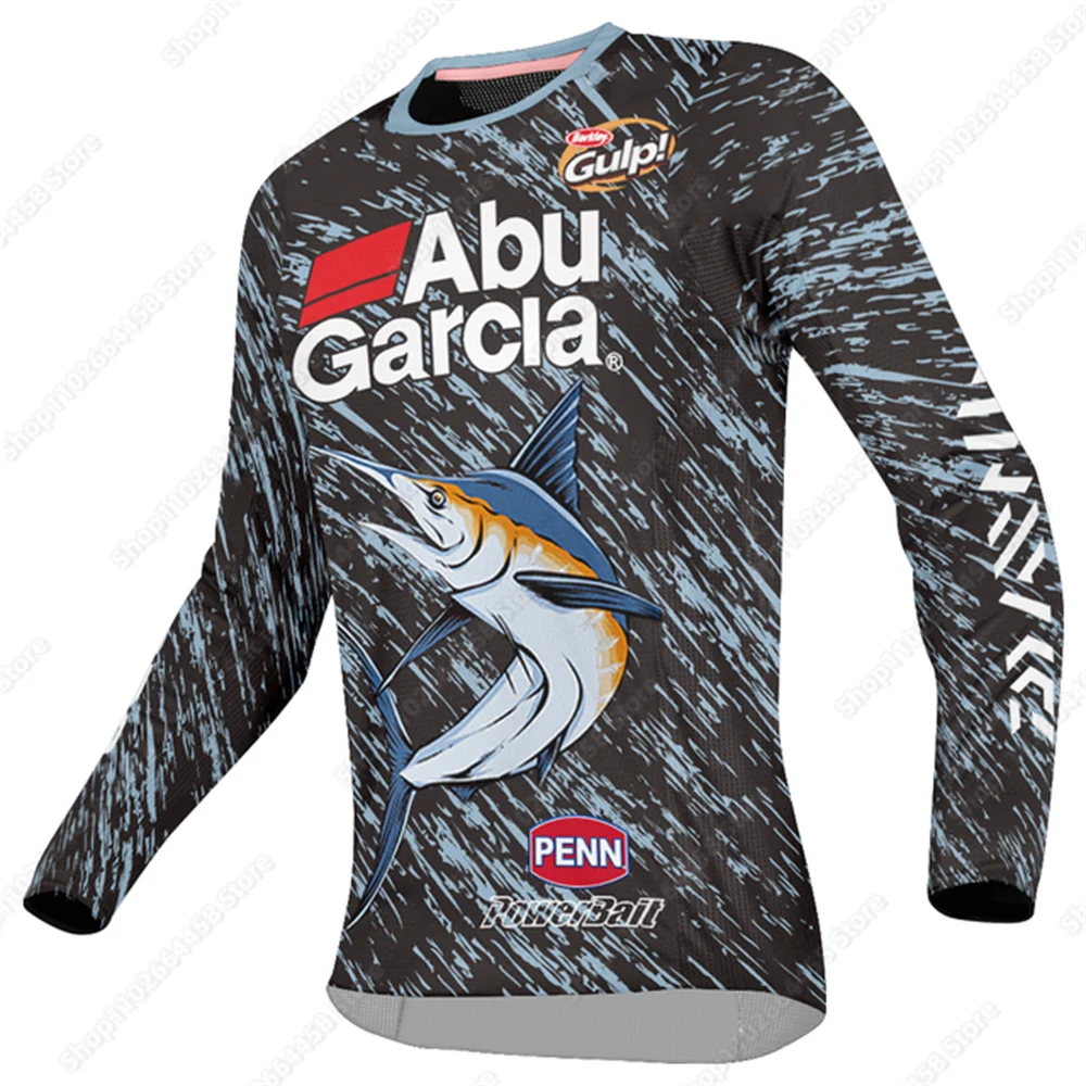 

2023 Fishing T-shirt UPF 50+ Summer Long-Sleeved Fishing Shirt Breathable Quick-Dry Outdoor Men Fishing Clothes/Motocross Jersey
