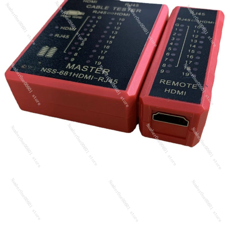 RJ45 Hundred Megabit POE Тестер против ожогов Измеритель проводов HDMI Цифровой кабель