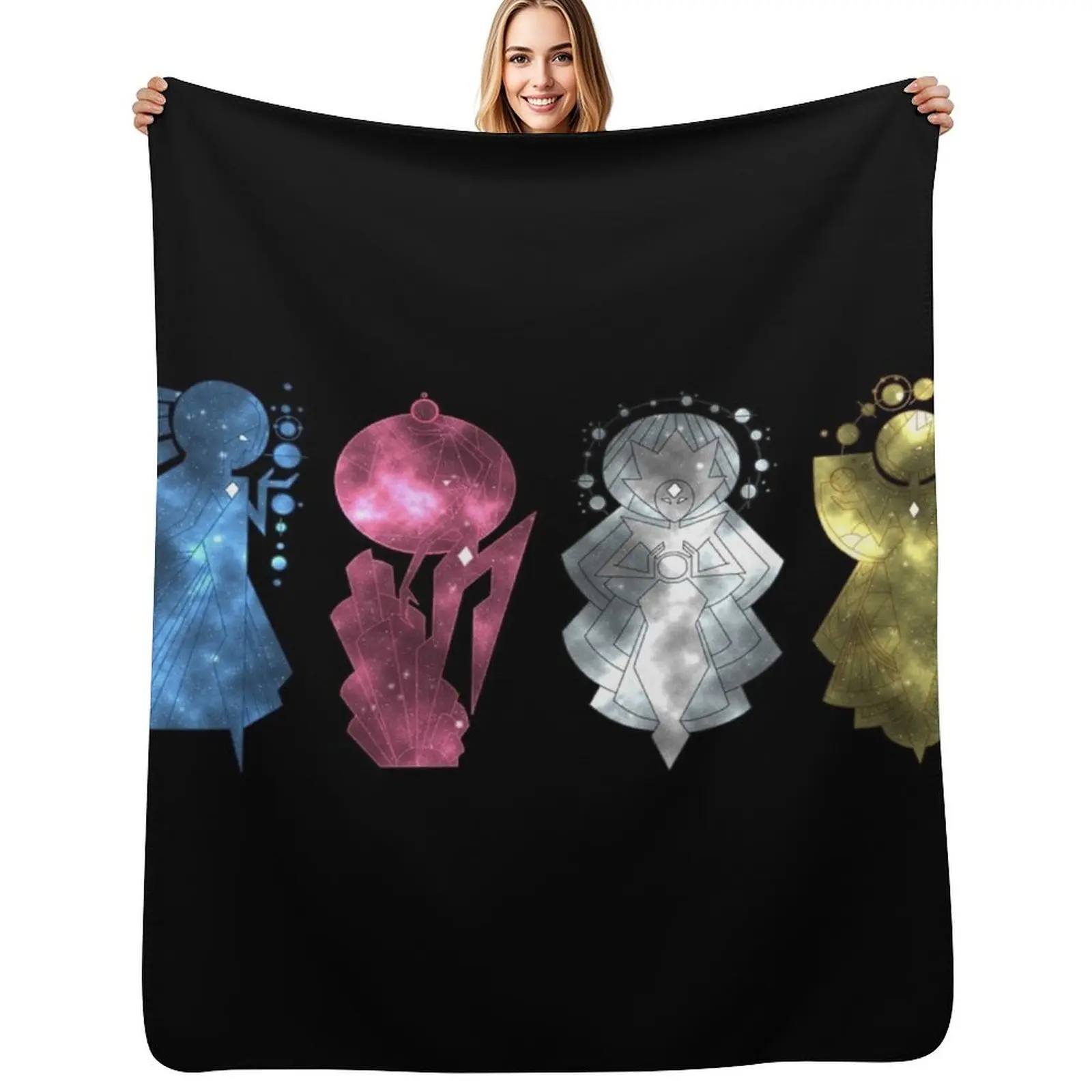 Фото Плед Diamond Authority Mural (Galaxy Design) – стильное теплое одеяло для гостиной и спальни №1