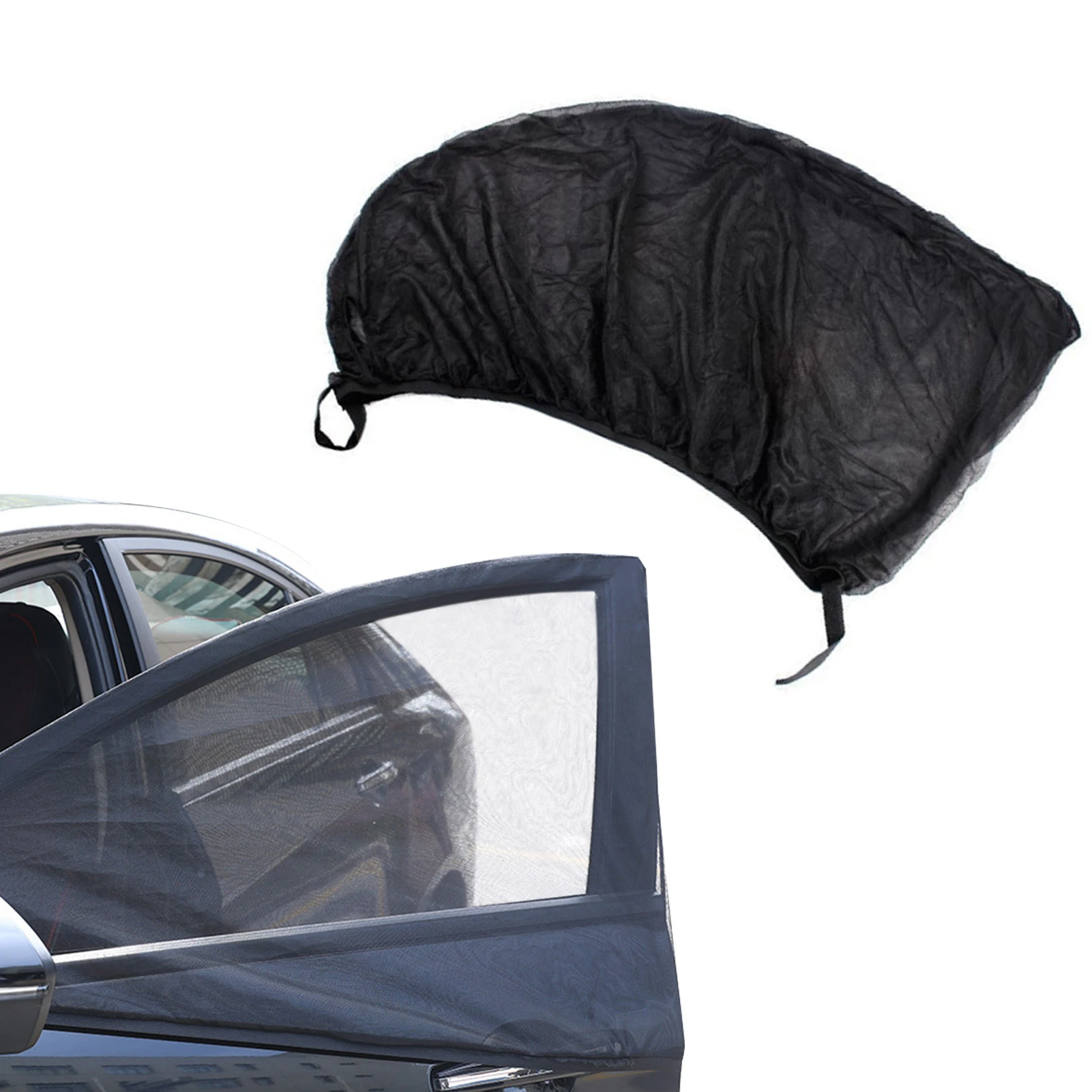 

Car Windows Sun Shades Mesh Shade Socks For Baby Universal Car Side Window Screen For Camping Breathable Mesh Car Curtains