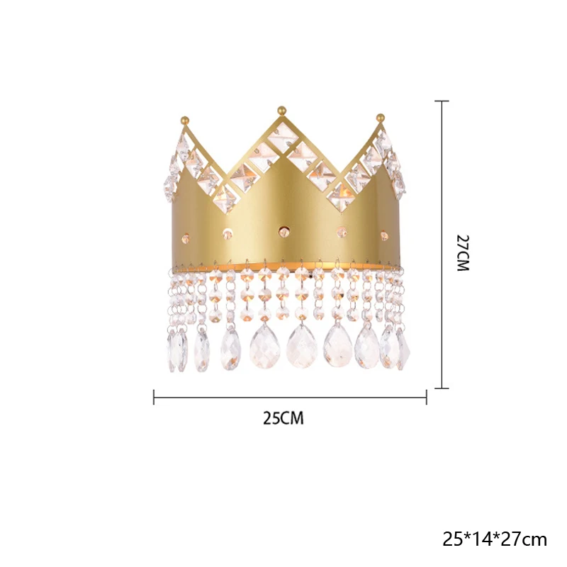 Роскошная хрустальная настенная лампа K9 креативный европейский домашний декор