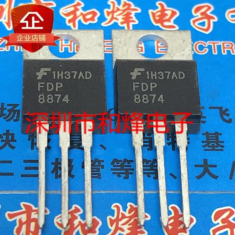 

5 шт.-10 шт. FDP8874 TO-220 30V 114A Новый и оригинальный на складе