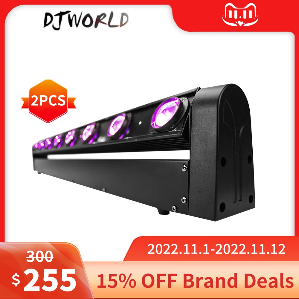 Скидка Светодиодный светильник Lyre 2 шт./лот, 8x12 Вт, луч с подвижной головкой, RGBW, для ночного клуба, свадьбы, вечеринки, сценическое освещение DMX, осве... Pаспродажа Светодиодный светильник Lyre 2 шт./лот, 8x12 Вт, луч с подвижной головкой, RGBW, для ночного клуба, свадьбы, вечеринки, сценическое освещение DMX, осве...