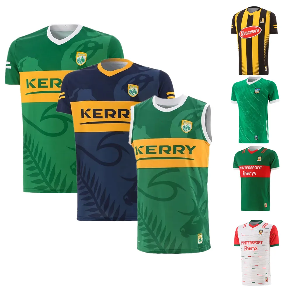 

2023 GAA jersey Kerry Galway Kilkenny Cork mayo limerick Dublin Antrim Westmeath Ireland gaa shirt singlet