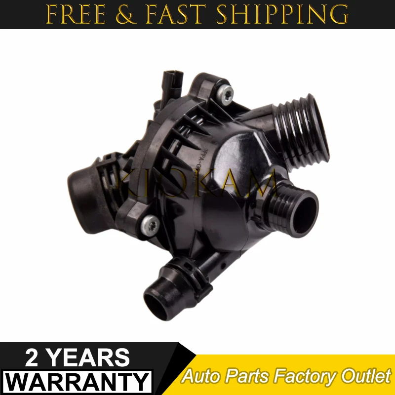 11537536655 Термостат охлаждающей жидкости двигателя для BMW E60 E61 E81 E82 E87 E90 E91 E92 E93 130i 323i