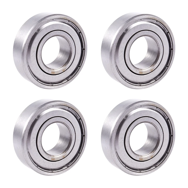 

JFBL Hot 4 Pcs 20X47x14mm 6204Z Double Metal Shielded Wheel Axle Ball Bearing