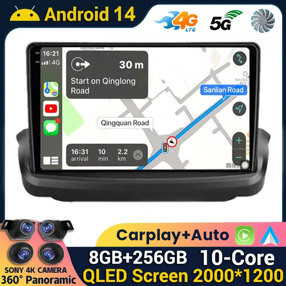 Android 14 беспроводной Carplay и auto для Hyundai Rohens Coupe Genesis 2009-2012 автомобильный