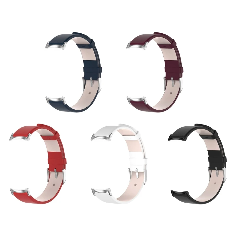 

For Mi-Band 8 Adjustable Bracelet Band Sweatproof Loop Breathable Leather Strap