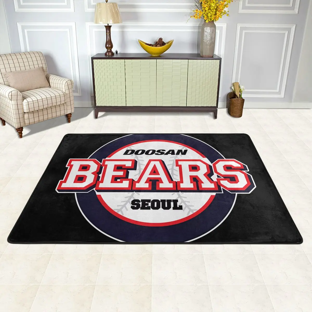 Коврик DOOSAN с медведем меховой коврик дорога 24x36 дюймов или больше