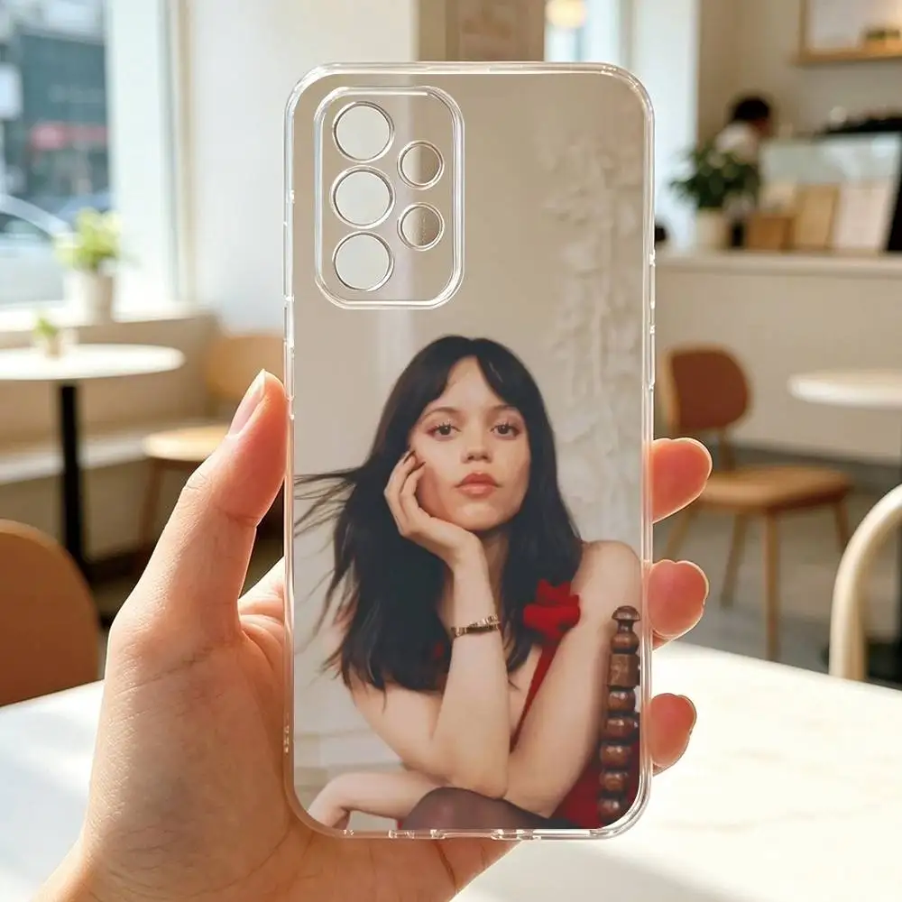 Фото Чехол для телефона j-Jenna Ortega, прозрачный, силиконовый, мягкий, для Samsung S25, S24, S21, S22, S23, S30, Ultra, S20, Plus, Fe №2