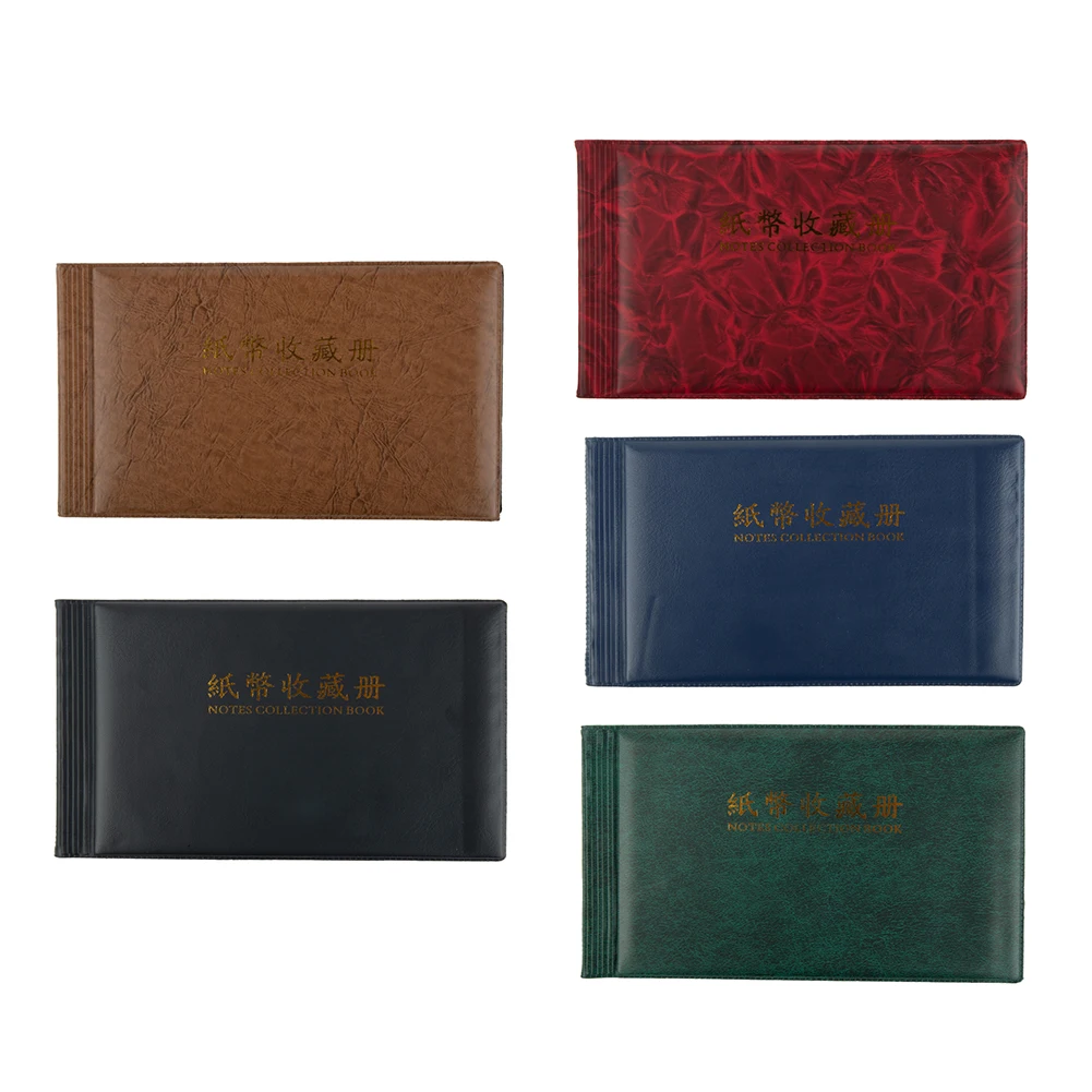 

30 Pages Money Albums Collection Book World Paper Money Coins Album Holder Money Banknote Storage Case Money Collector