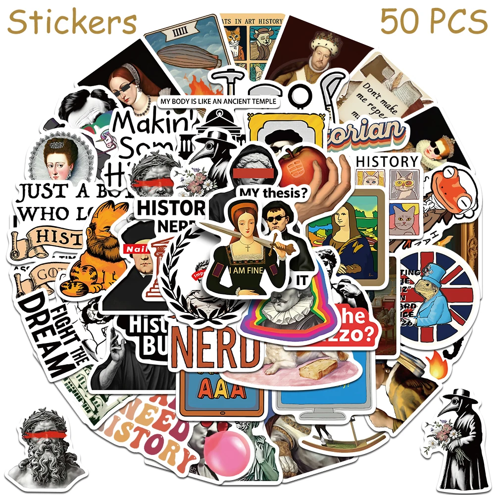 

50 шт., наклейки PickJoy, герои мультфильмов