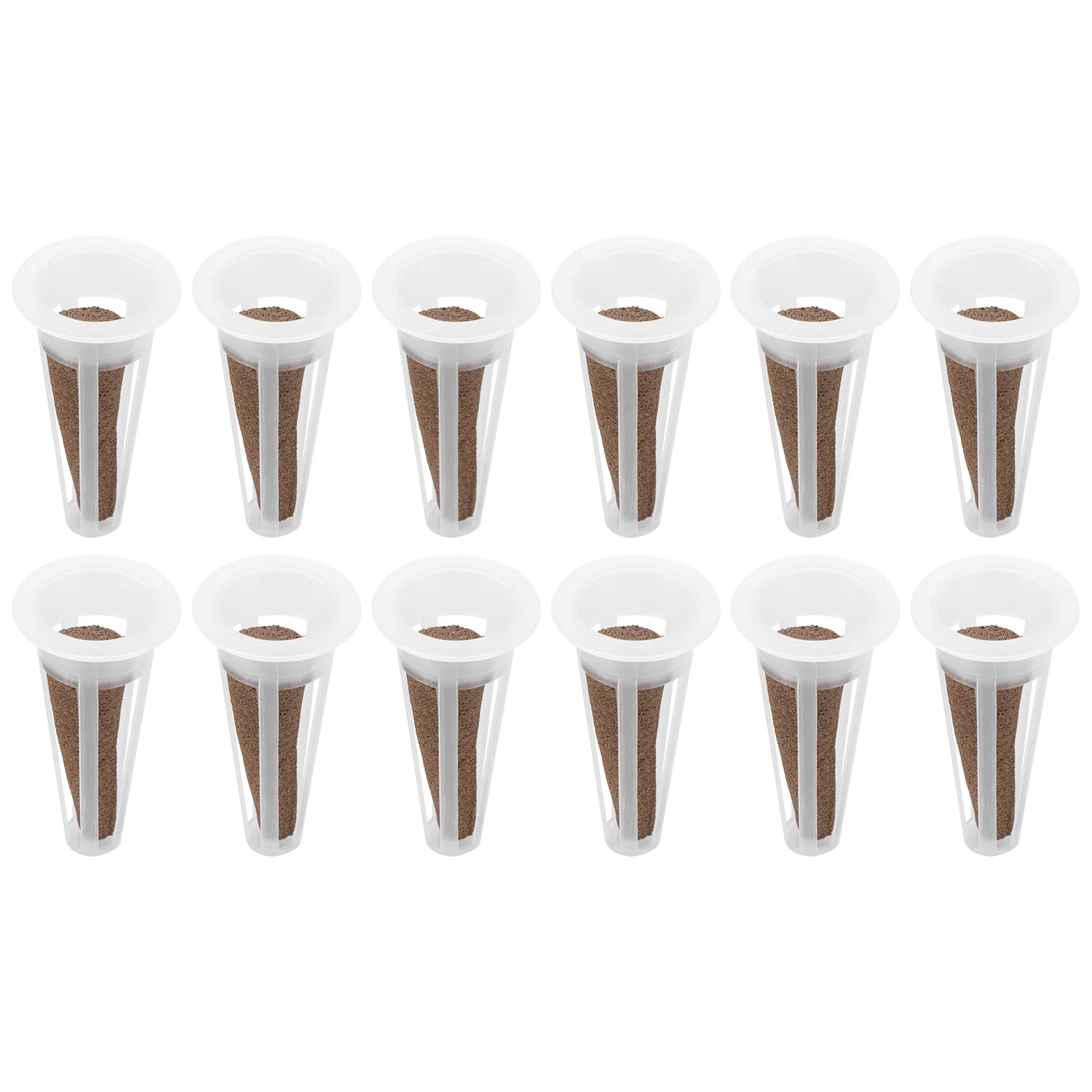 

12 Sets Nursery Baskets Hydroponic Planting Bucket Planting Net Cups