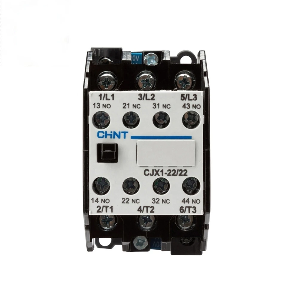 

High Quality CHNT CJX1 22A 220V 2 NO 2 NC DC Motor Power Contactor