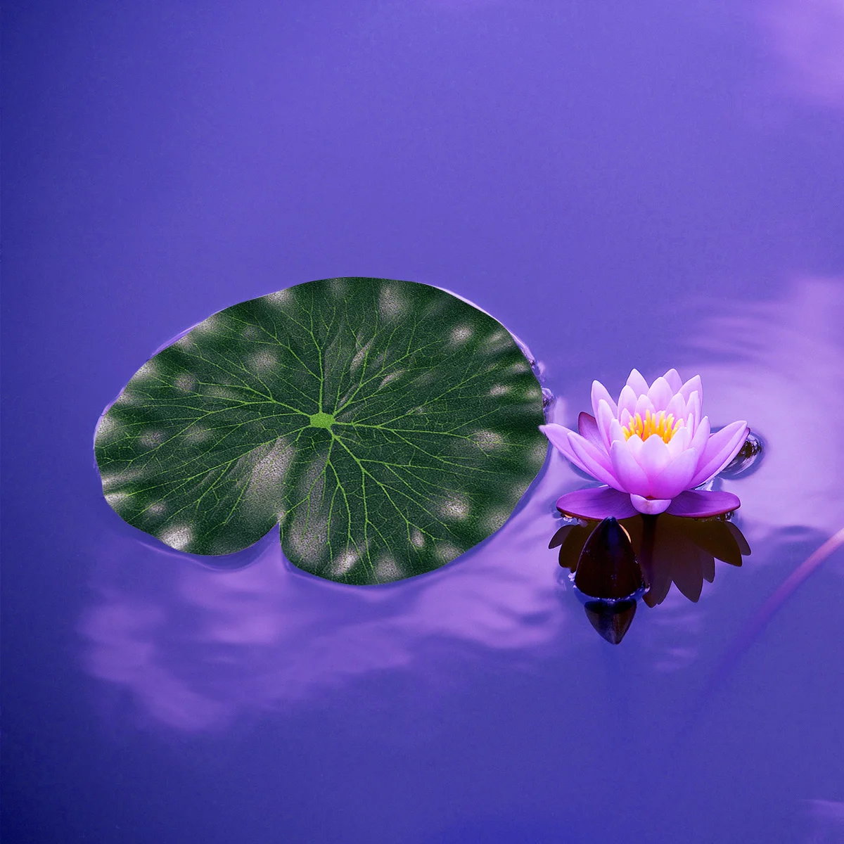 Tinksky 10 шт. 18 см высокая имитация листьев лотоса плавающее украшение для бассейна