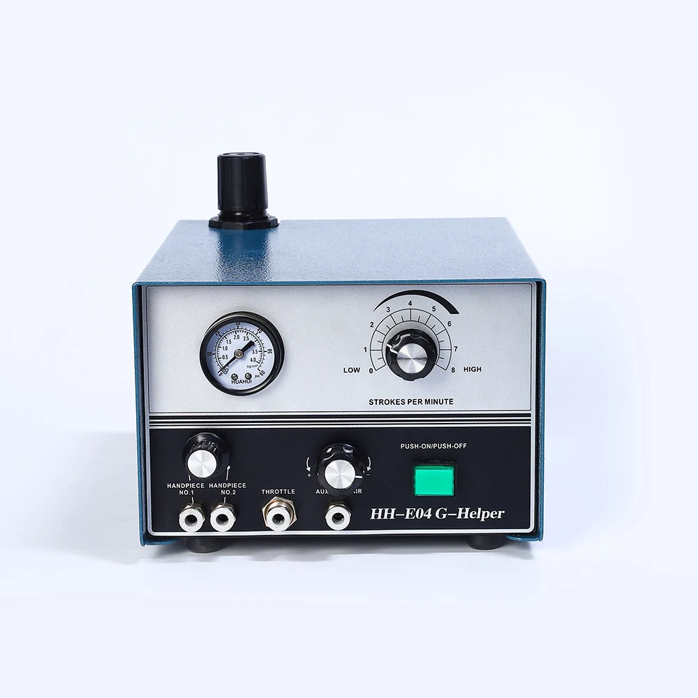 HH-E04 Пневматический гравировальный станок двусторонний гравер макс. ювелирный с 2