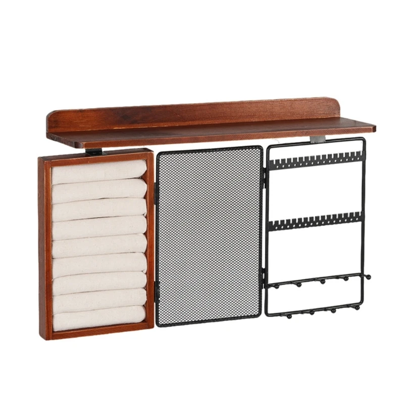 

Органайзер для ювелирных изделий, подвесной настенный держатель для ювелирных изделий, многофункциональная полка большой емкости